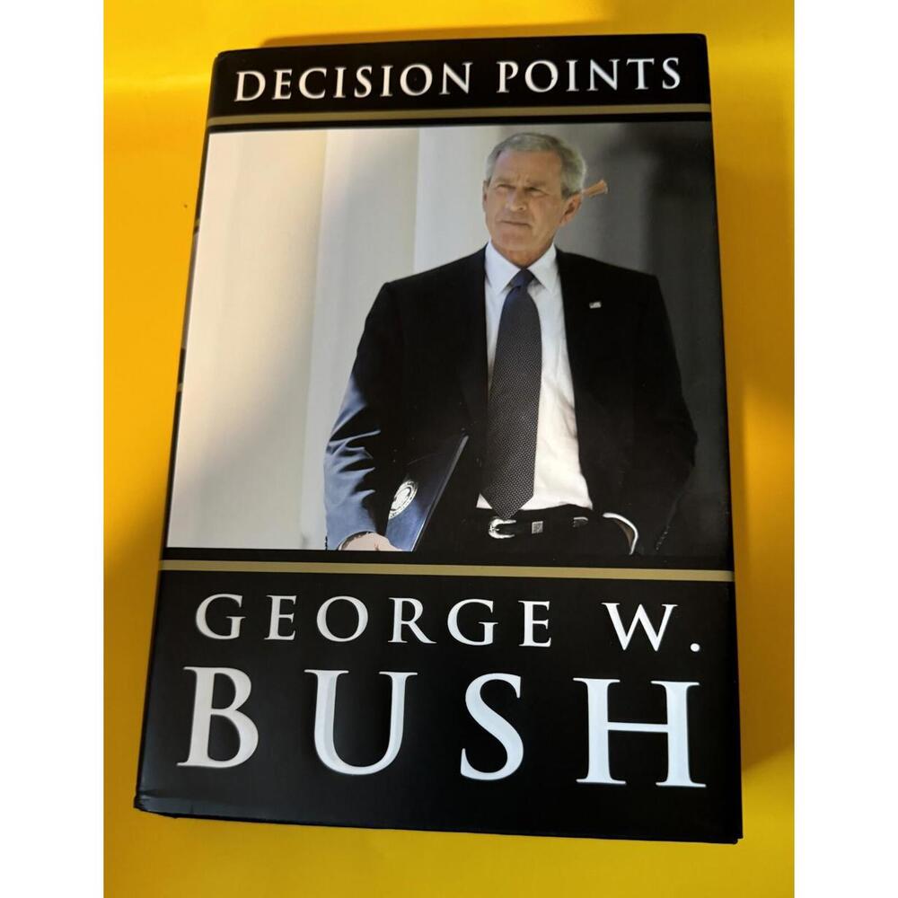 George W. Bush SIGNED  Decision Points 2010 1st Edition/ 1st Print w/ COA